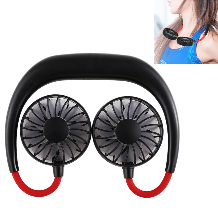 Multifunctional Portable Adjustable Wearable Sports Fan, without Aromatherapy