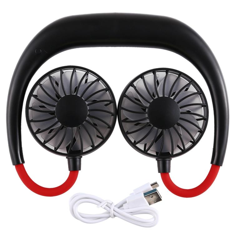 Multifunctional Portable Adjustable Wearable Sports Fan, without Aromatherapy