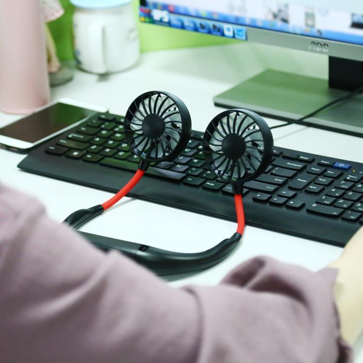 Multifunctional Portable Adjustable Wearable Sports Fan, without Aromatherapy