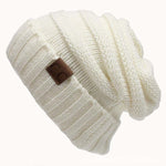 Cappelli di lana tinta unita lettera CC Cappello lavorato a maglia conciso, Black, Coffee, Pink, Green, Grey, Dark Beige, Khaki, Magenta, Beige, Navy Blue, Red, Baby Blue, White, Beown