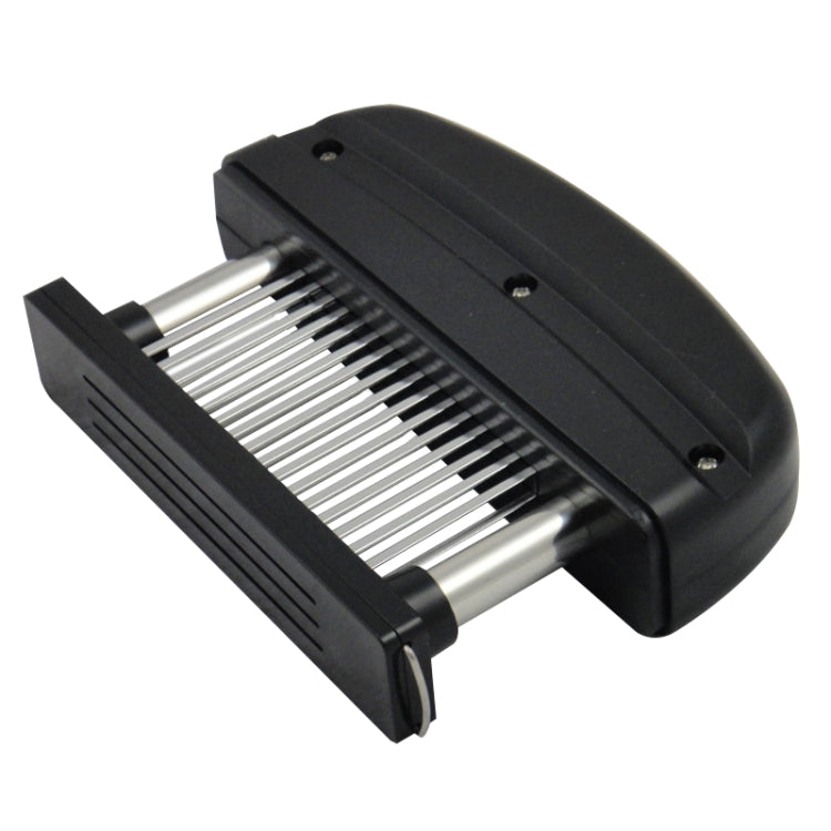 Batticarne con lame in acciaio inossidabile con ago ultra acuto a 48 pin per pollo, bistecca, manzo, maiale, pesce, 15x11.3x3.5cm