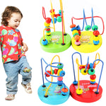 Giocattoli educativi per bambini in legno intorno a perline Giocattolo per bambini Giocattoli di intelligenza infantile, MNCZJ-2365