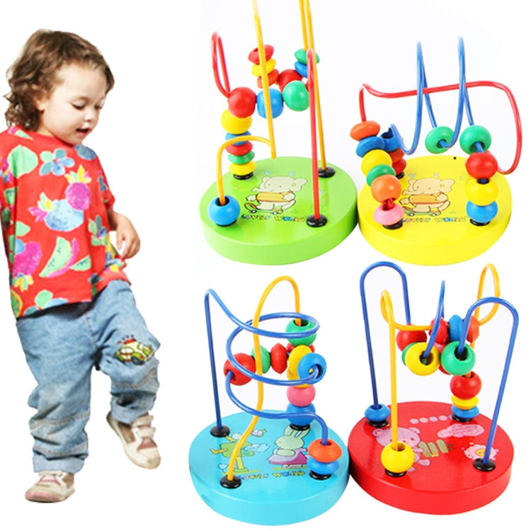 Giocattoli educativi per bambini in legno intorno a perline Giocattolo per bambini Giocattoli di intelligenza infantile, MNCZJ-2365