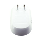 Repellente elettronico per il controllo dei parassiti delle zanzare dei ratti ad ultrasuoni con luce LED, spina europea AC90V-250V (bianco + blu), EU Plug