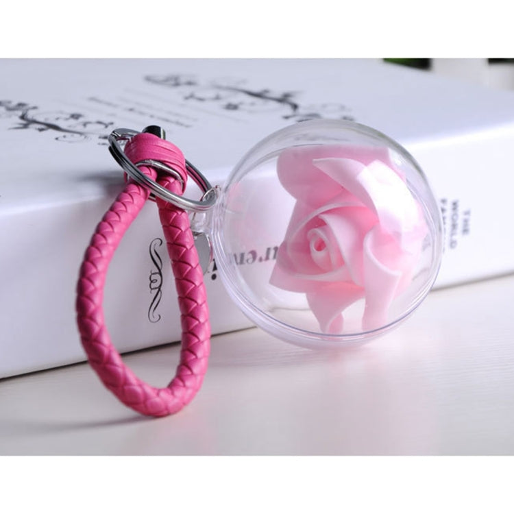 Confezione regalo per regali di nozze, palla di fiori eterni a forma di sfera di plastica vuota da 5 pezzi, sfera di plastica trasparente, dimensioni: 6 x 6 cm, Size: 6 x 6cm