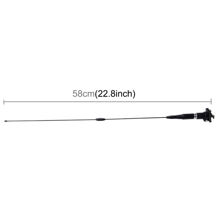 Clip laterale estensibile per decorazione auto universale modificata per rimuovere l'antenna elettrica statica, lunghezza: 58 cm, Length: 58cm