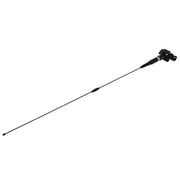 Clip laterale estensibile per decorazione auto universale, modificata per rimuovere l'antenna elettrica statica, lunghezza: 60 cm, Length: 60cm Black, Length: 60cm Silver