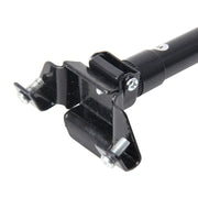 Clip laterale estensibile per decorazione auto universale, modificata per rimuovere l'antenna elettrica statica, lunghezza: 60 cm, Length: 60cm Black, Length: 60cm Silver