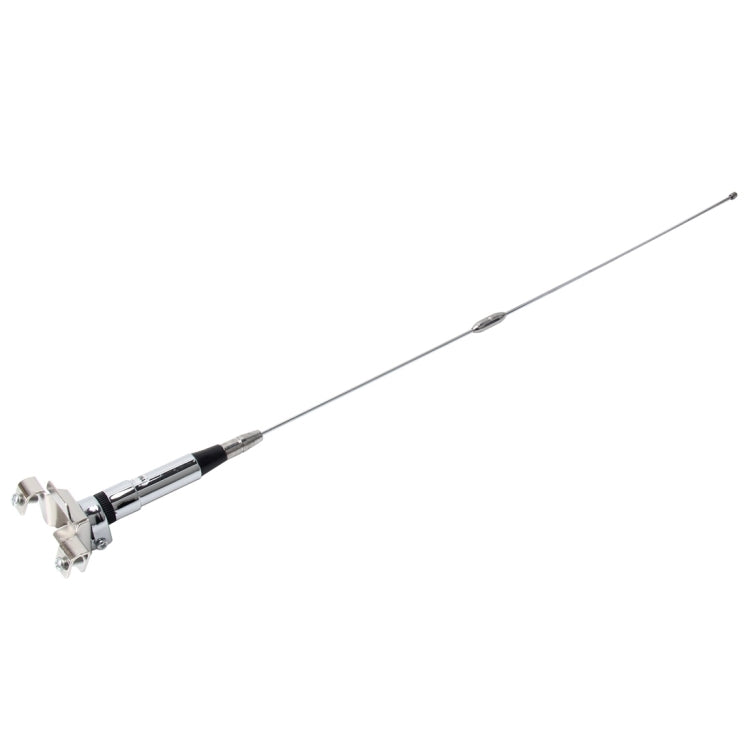 Clip laterale estensibile per decorazione auto universale, modificata per rimuovere l'antenna elettrica statica, lunghezza: 60 cm, Length: 60cm Black, Length: 60cm Silver