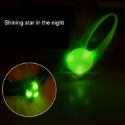 Ciondolo in silicone con collare di sicurezza per animali domestici con luce notturna a LED