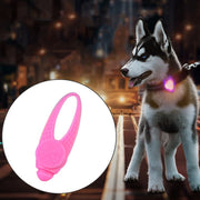 Ciondolo LED in silicone per collare animali domestici