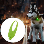 Ciondolo LED in silicone per collare animali domestici