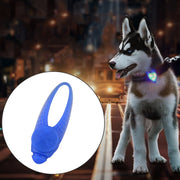 Ciondolo LED in silicone per collare animali domestici