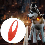 Ciondolo LED in silicone per collare animali domestici