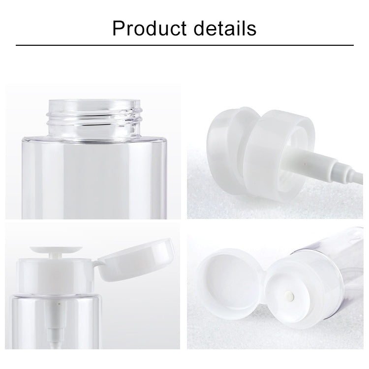 Contenitore per bottiglie di plastica vuote con erogatore a pompa per liquidi portatile, 100 ml, 100ml