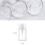 Contenitore per bottiglie di plastica vuote con erogatore a pompa per liquidi portatile, 100 ml, 100ml