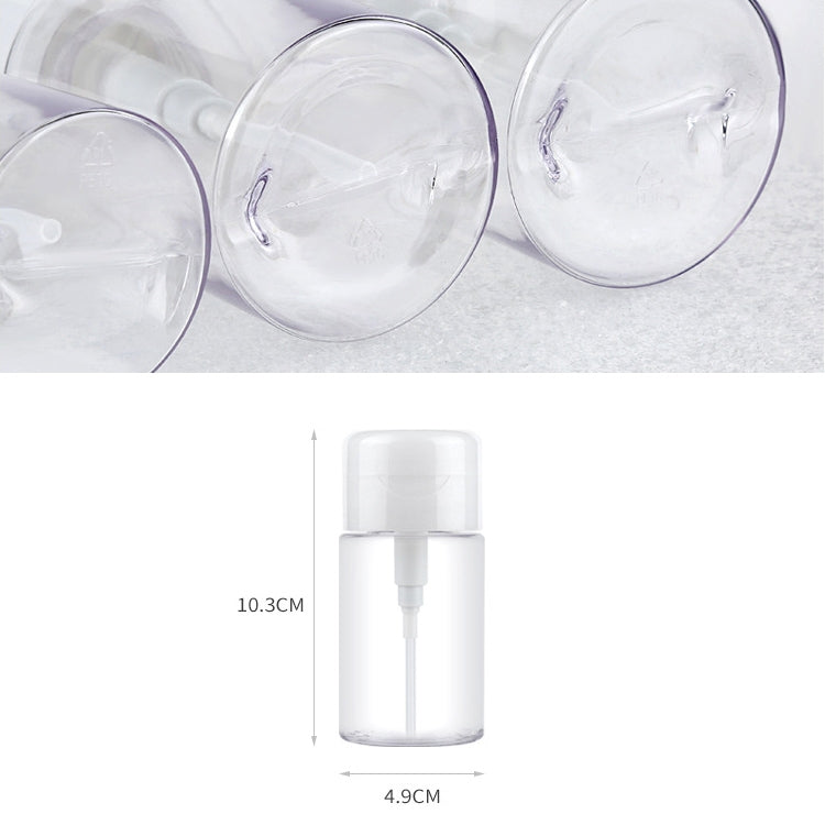 Contenitore per bottiglie di plastica vuote con erogatore a pompa per liquidi portatile, 100 ml, 100ml