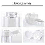 Contenitore per bottiglie di plastica vuote con erogatore a pompa per liquidi portatile, 150 ml, 150ml