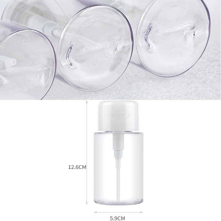 Flacone erogatore con pompa a spinta per liquidi Contenitore per bottiglie di plastica vuoto, 200 ml, 200ml
