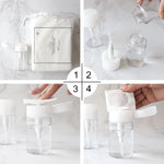 Flacone erogatore con pompa a spinta per liquidi Contenitore per bottiglie di plastica vuoto, 200 ml, 200ml