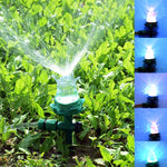 Ugello irrigazione giardino con luce LED integrata