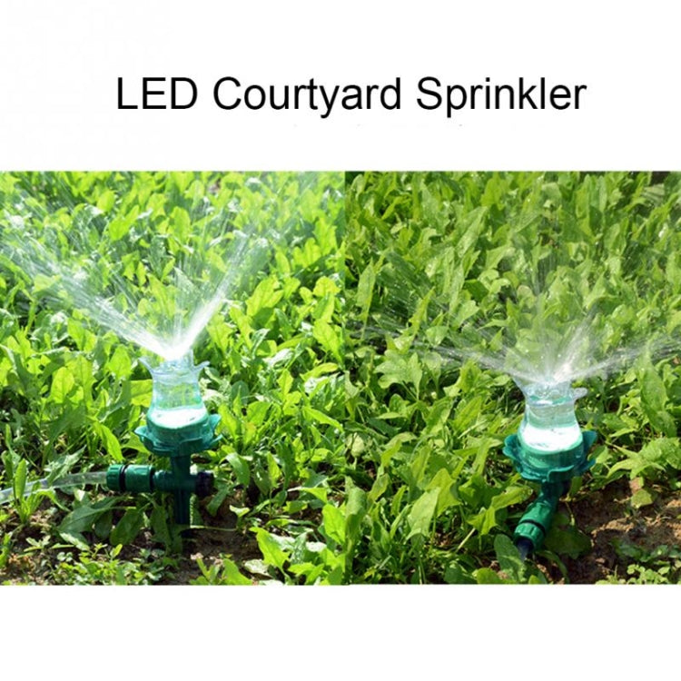 Ugello irrigazione giardino con luce LED integrata