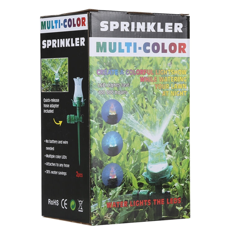 Ugello irrigazione giardino con luce LED integrata