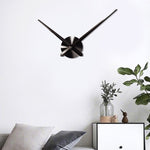 Decorazione creativa per l'home office con orologio da parete in acciaio inossidabile fai-da-te