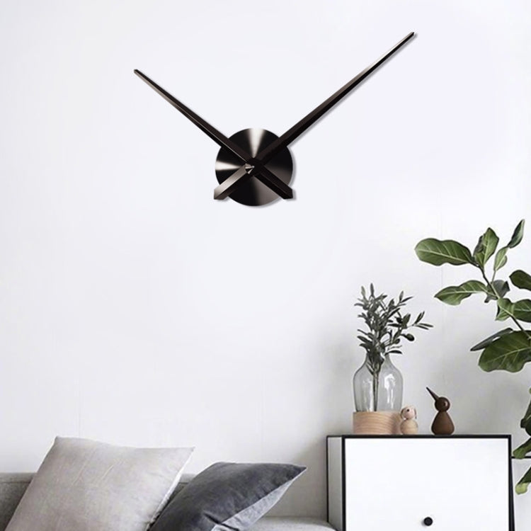 Decorazione creativa per l'home office con orologio da parete in acciaio inossidabile fai-da-te