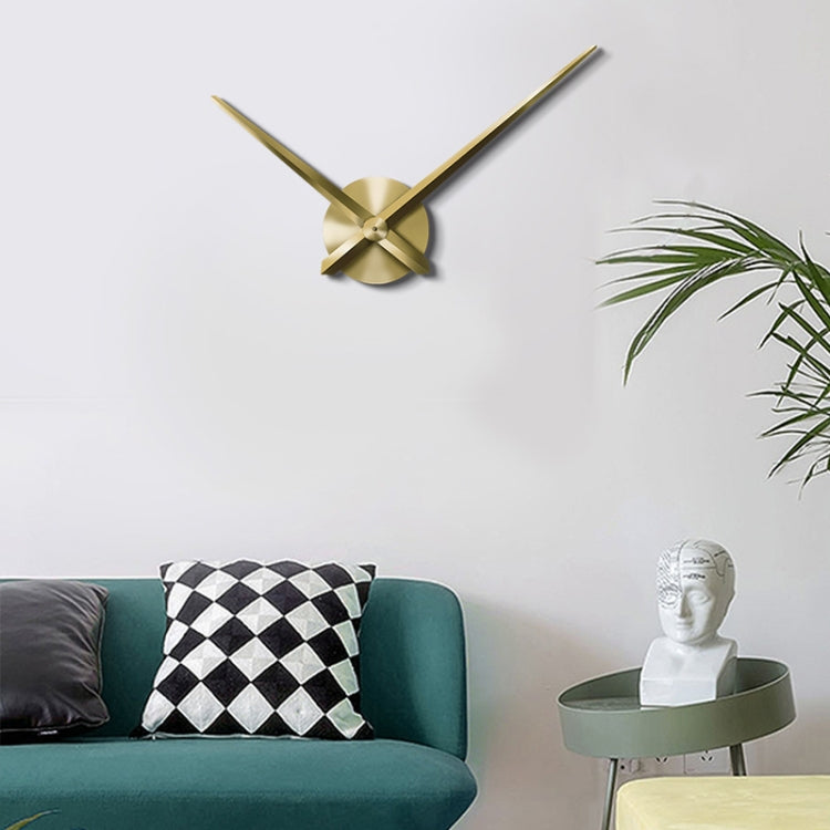 Decorazione creativa per l'home office con orologio da parete in acciaio inossidabile fai-da-te