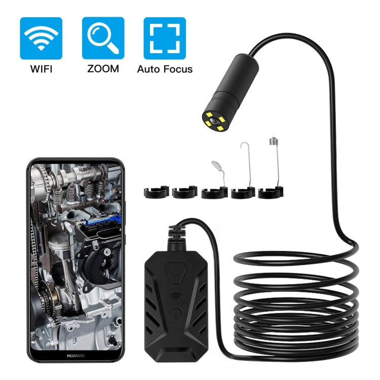 F230 IP68 Waterproof Auto Focus WIFI Endoscope Inspection Camera, Length: 2m, Lens Diameter: 14mm, Length: 2m