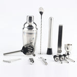 Set di strumenti per shaker per cocktail 18 in 1 con supporto in acrilico, capacità: 550 ml, 550ml