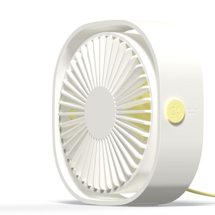 Ventola da tavolo mini USB con rotazione a 360 gradi e 3 velocità, Desktop Fan