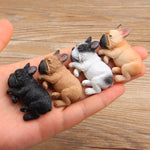 Decorazione per la casa Lovely Rrunk on Sleep Pasta per frigorifero con fibbia magnetica 3D Bulldog francese, French Bulldog  Magnetic