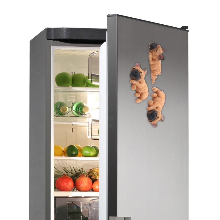 Decorazione per la casa Lovely Rrunk on Sleep Pasta per frigorifero con fibbia magnetica 3D Bulldog francese, French Bulldog  Magnetic