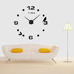 Orologio da parete specchio acrilico 3D silenzioso 100x100 cm