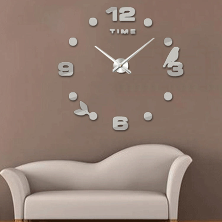 Orologio da parete specchio acrilico 3D silenzioso 100x100 cm