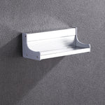 Scaffale portacondimenti in alluminio da parete 30x10x12,5 cm