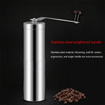 Macinacaffè manuale a manovella in acciaio inossidabile con macina conica portatile, capacità: 40 g, Stainless Steel Capacity: 40g