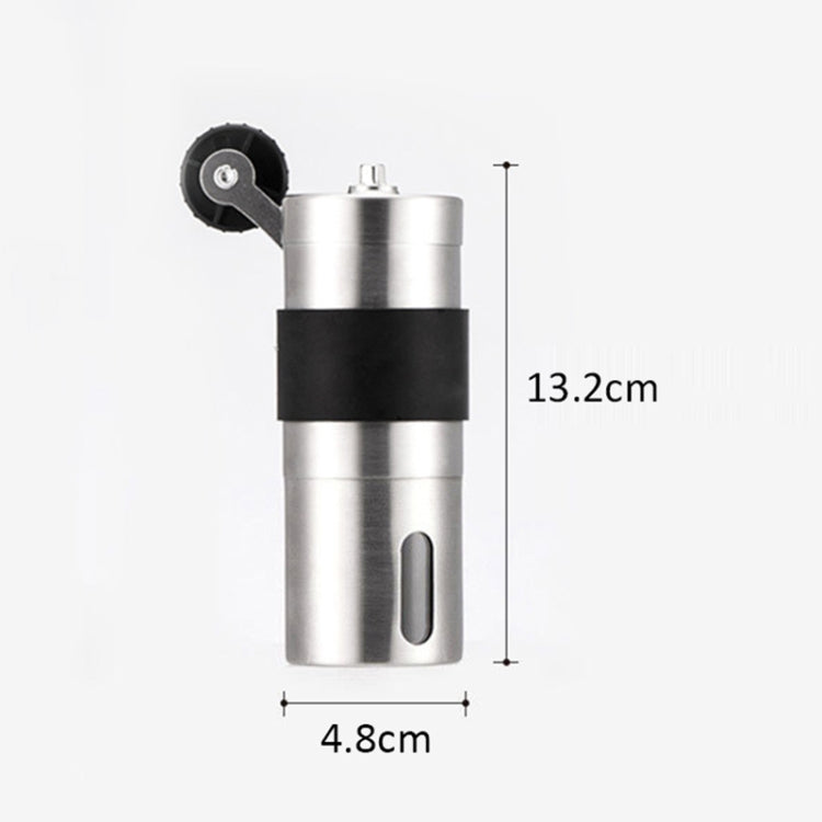 Macinacaffè manuale in acciaio inox con macina conica 30g