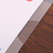 Cartella Deli trasparente a pagina singola da 10 pezzi, formato A4, dimensioni: 32,1 x 30,7 cm, 32.1x30.7cm