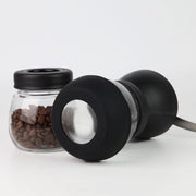 Mulino conico portatile Macinino manuale per spezie Erbe Macinino a mano Macinino per chicchi di caffè con vaso di tenuta, With Seal Pot