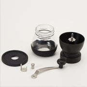Mulino conico portatile Macinino manuale per spezie Erbe Macinino a mano Macinino per chicchi di caffè con vaso di tenuta, With Seal Pot