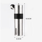 Macinacaffè manuale in acciaio inox con macina conica 40 g