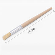 2 spazzole per la pulizia della polvere con setole con manico in legno, lunghezza: 19,5 cm, Cleaning Brush