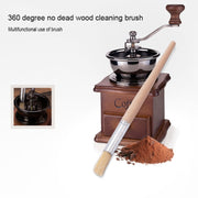 2 spazzole per la pulizia della polvere con setole con manico in legno, lunghezza: 19,5 cm, Cleaning Brush