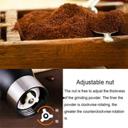Macinacaffè manuale con macinatore manuale per spezie, erbe aromatiche, macinacaffè, capacità: 36 g, Portable Conical