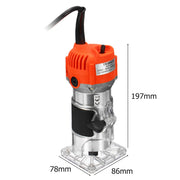 Utensile elettrico elettromeccanico scanalato per rifilatura del legno, Wood Trimming Slotted Tool