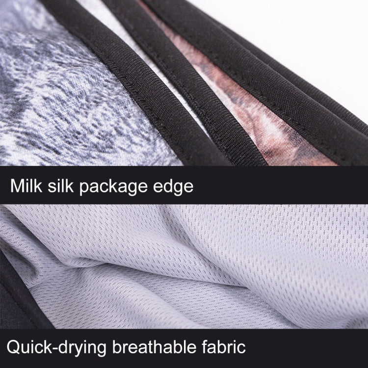 Cappuccio per maschera animale con asciugamano triangolare antivento multifunzione per esterni, Windproof Triangle