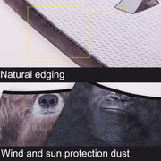 Cappuccio per maschera animale con asciugamano triangolare antivento multifunzione per esterni, Windproof Triangle